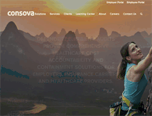 Tablet Screenshot of consova.com